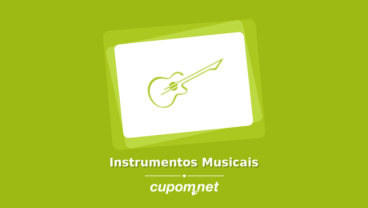 Cupom de Desconto Instrumentos Musicais