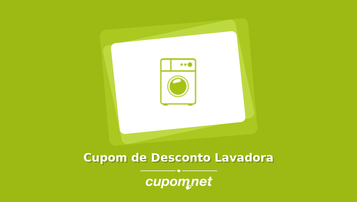 Cupom de Desconto Consul em Lavadora