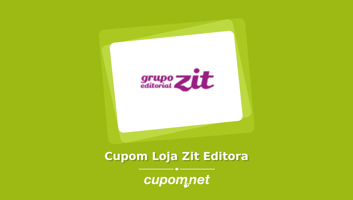Cupom de Desconto Loja Zit Editora
