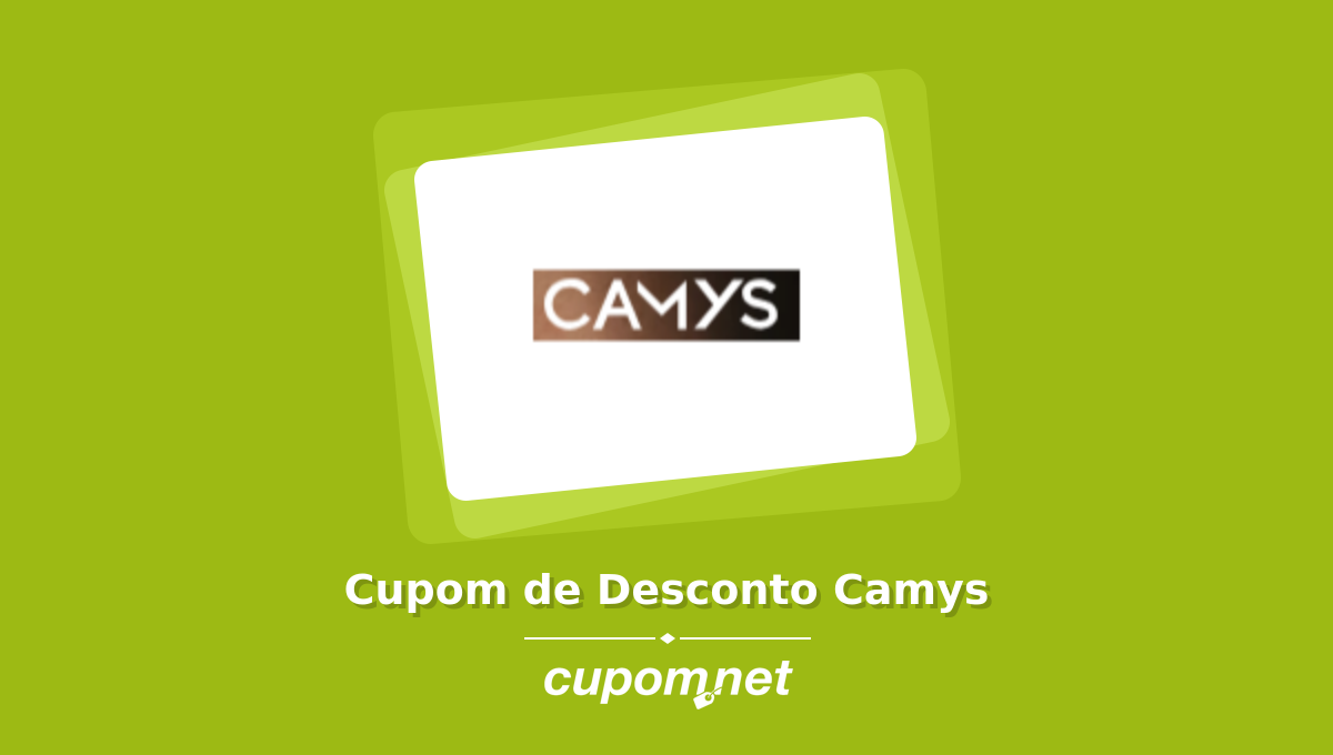 Cupom de Desconto Camys