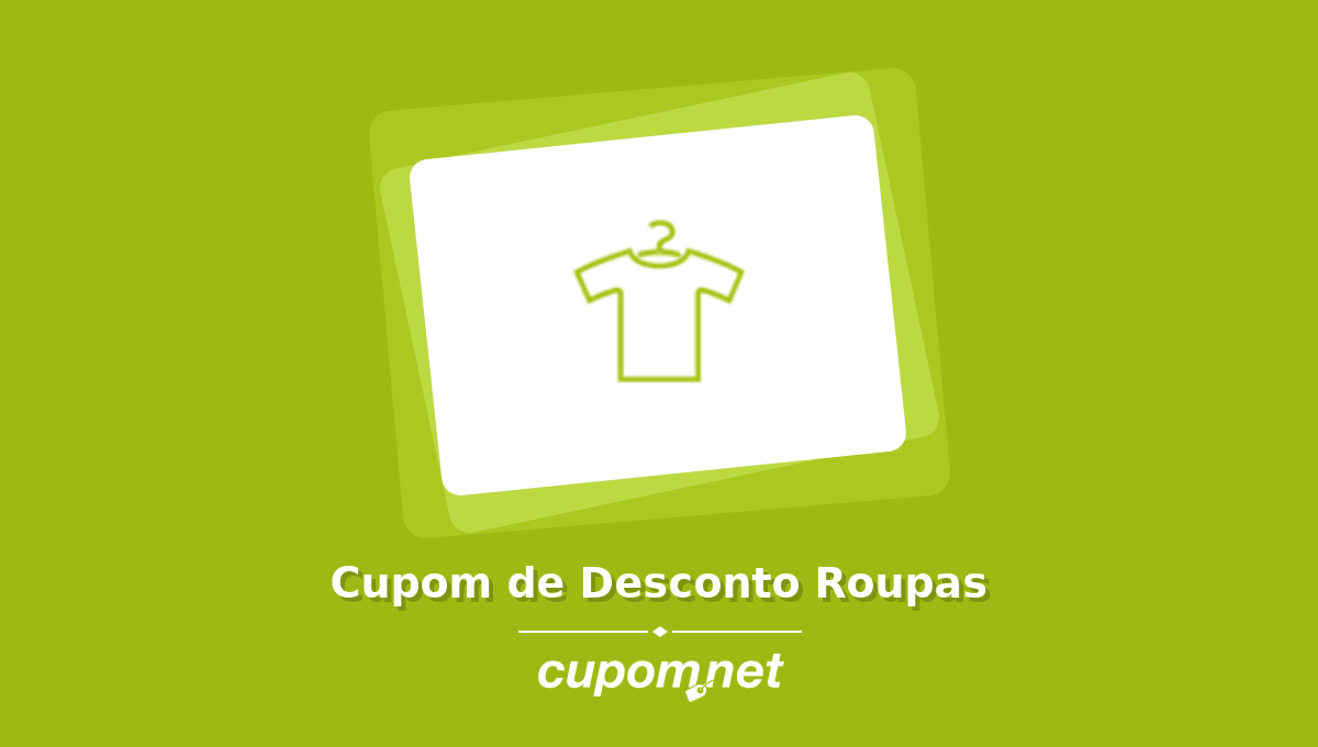 Cupom de Desconto Roupas