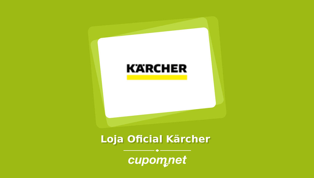 Cupom de Desconto Loja Oficial Kärcher 