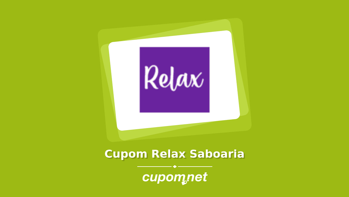 Cupom de Desconto Relax Saboaria