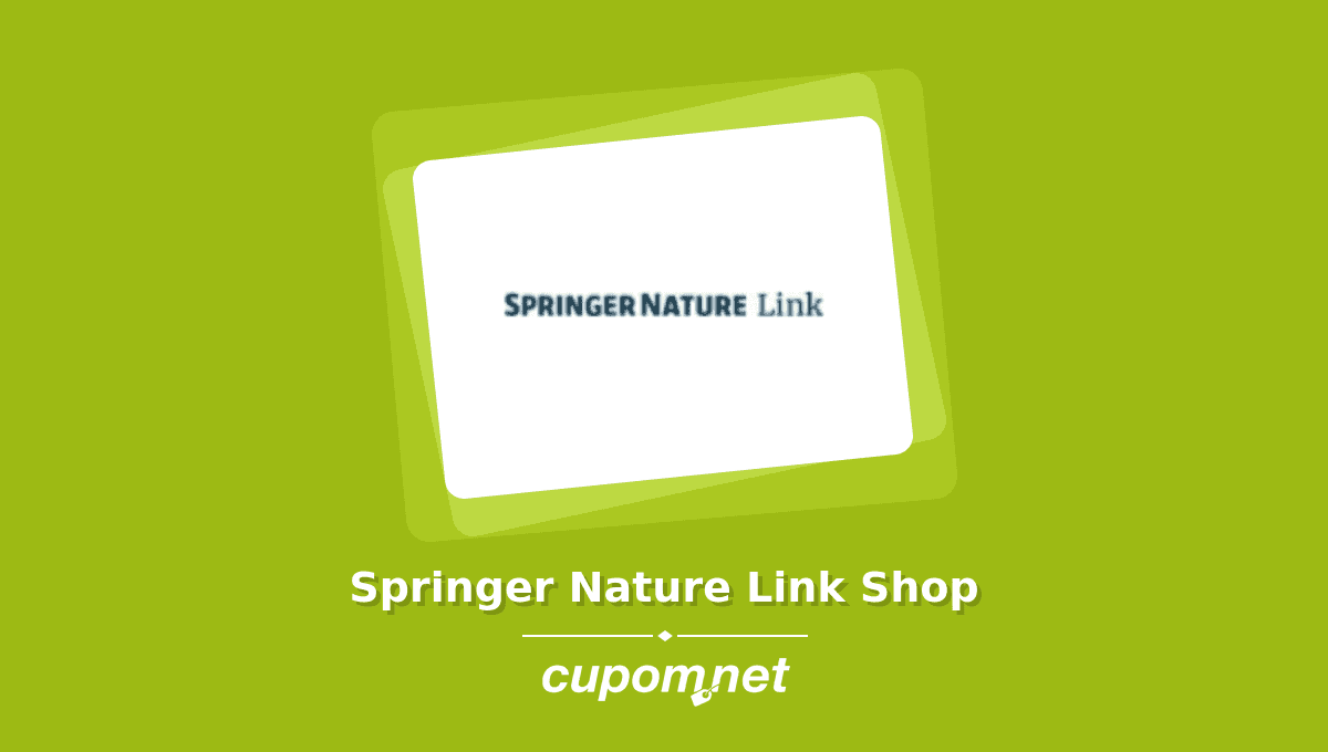 Cupom de Desconto Springer Nature Link Shop