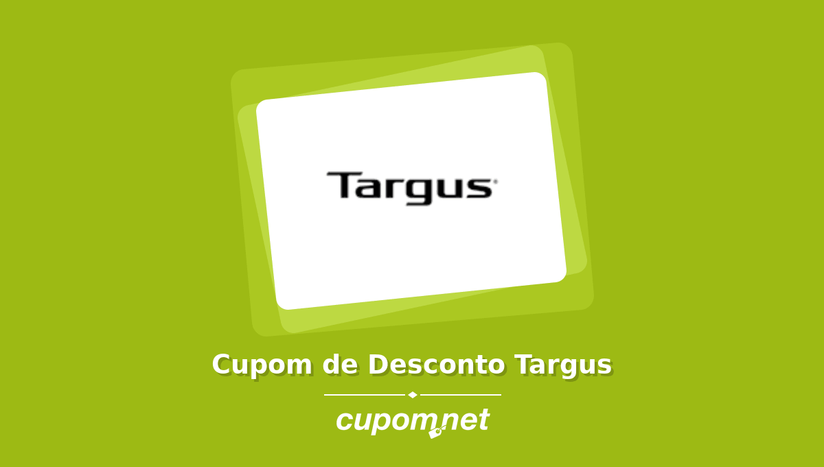 Cupom de Desconto Targus