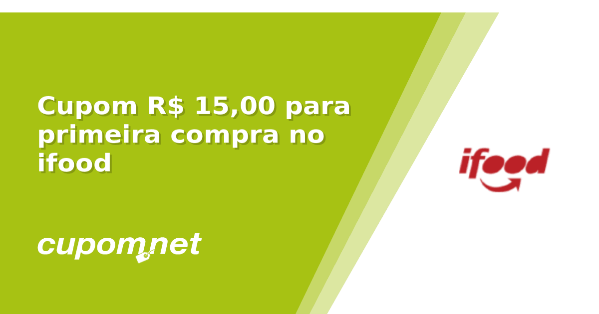 Cupom De R De Desconto Na Ifood Cupom Net